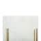 Hello Honey® White & Gold Boho Embossed Metal Planters with Stands Set